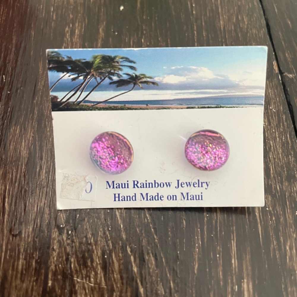 Handmade earrings from Maui